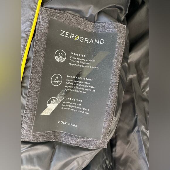 Cole Haan ZERØGRAND Long Insulated Down Coat Size Small - Picture 11 of 16